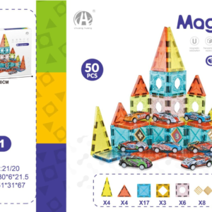 03-CH1291 5,5 CM MANYETİK BLOKLAR 50 PCS